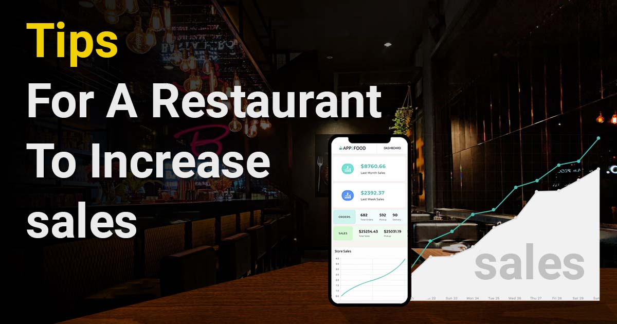 Tips for a restaurant to increase sales without much investment