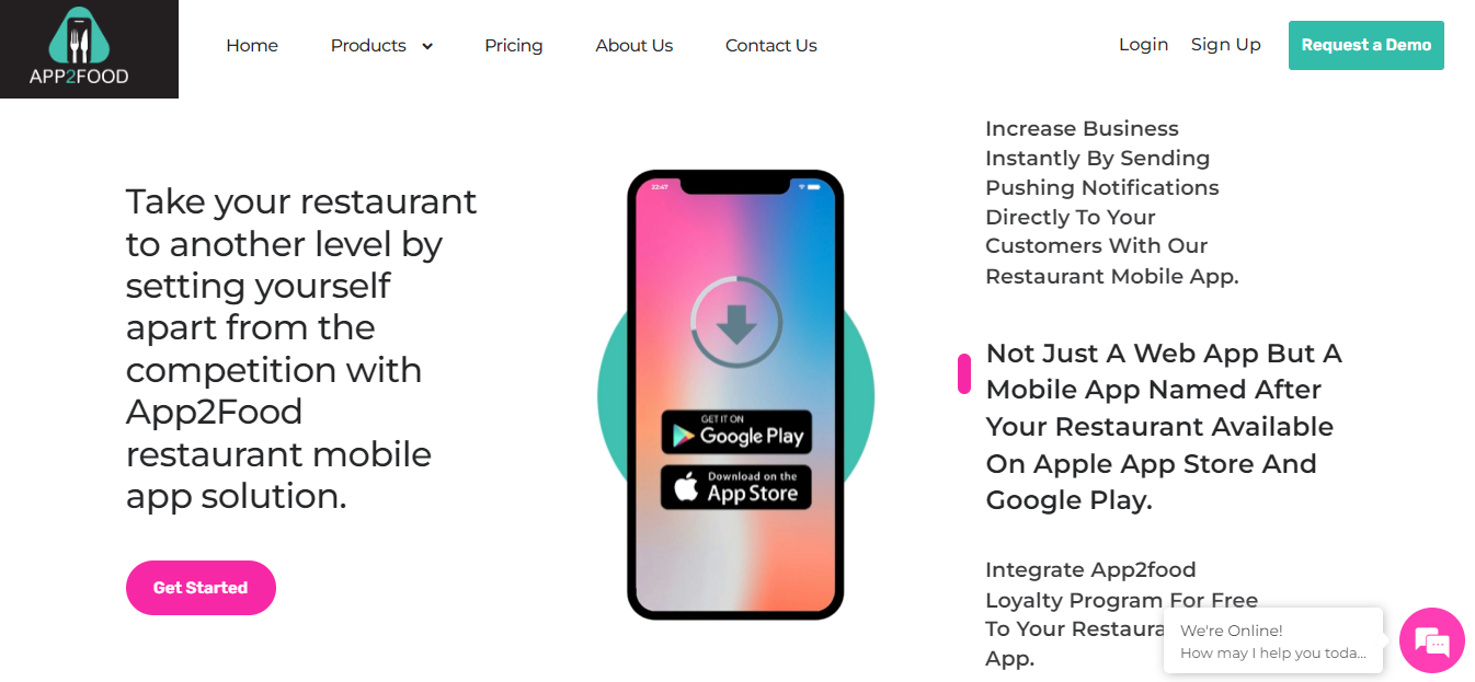 Mobile App of App2Food