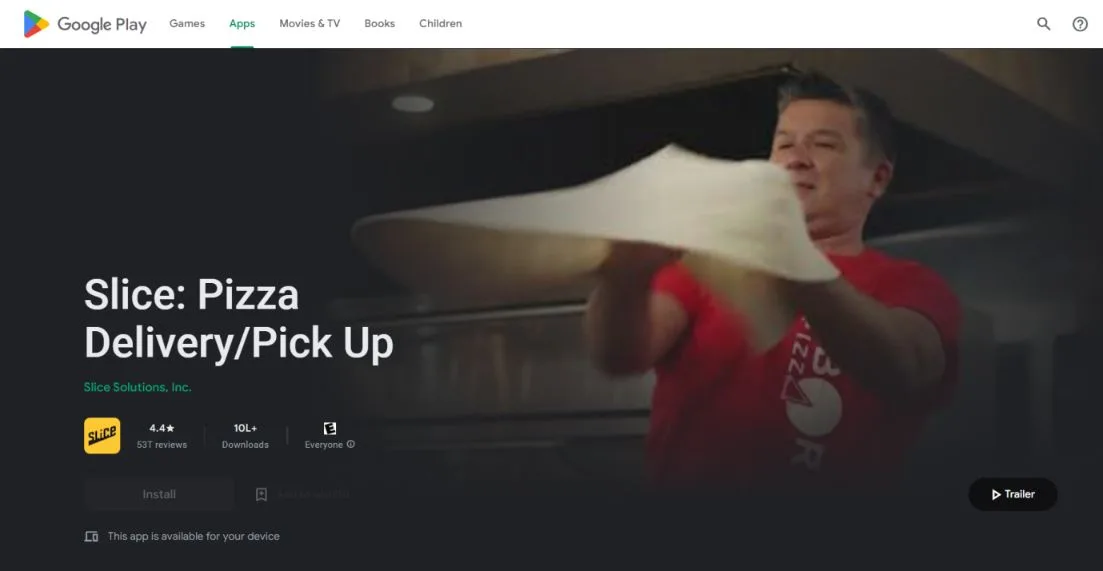 Slice: Pizza Delivery/Pick Up