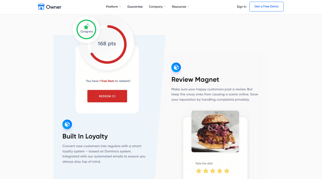 Features of Owner