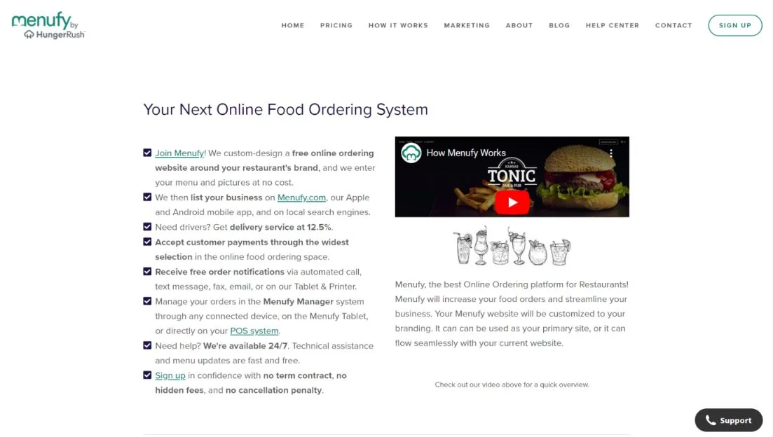 online food ordering system