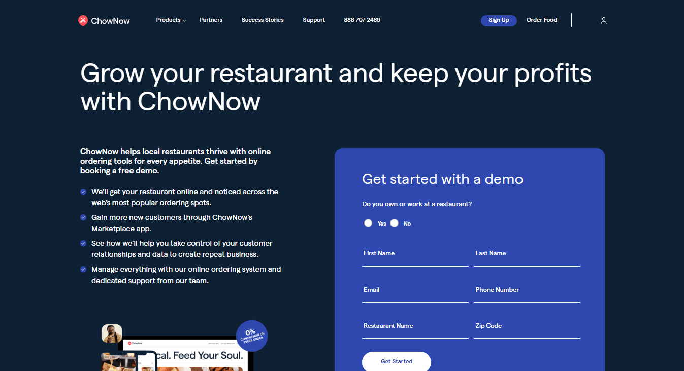 Overall Setup of ChowNow