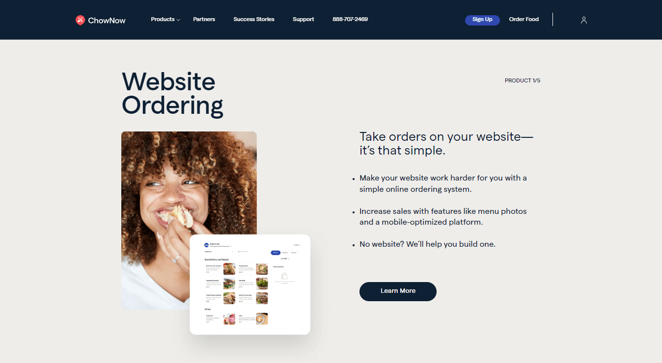 Online Ordering System - ChowNow