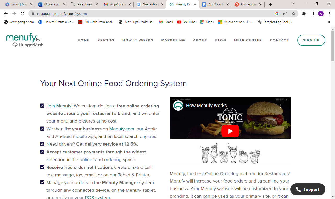 Navigation and functionality